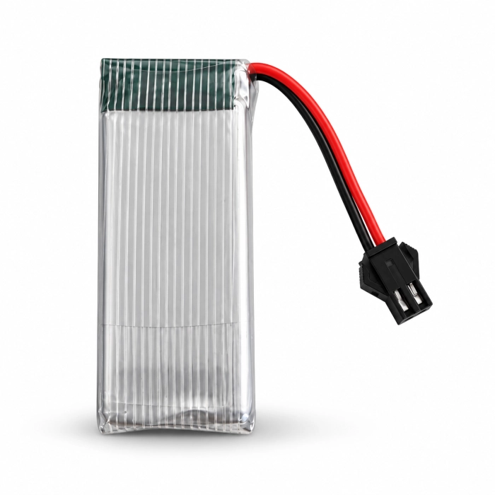 Tylna strona akumulatora 3,7 V 2300 mAh z dwupinową wtyczką